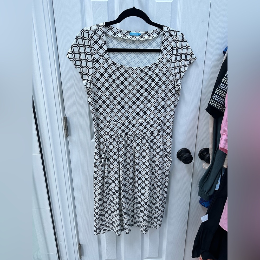 Very cute J McLaughlin dress with pockets!  Size small.